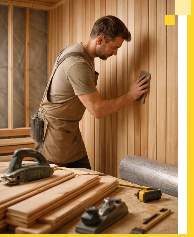 Профессиональная отделка саун и парных под ключ в Лесозаводске