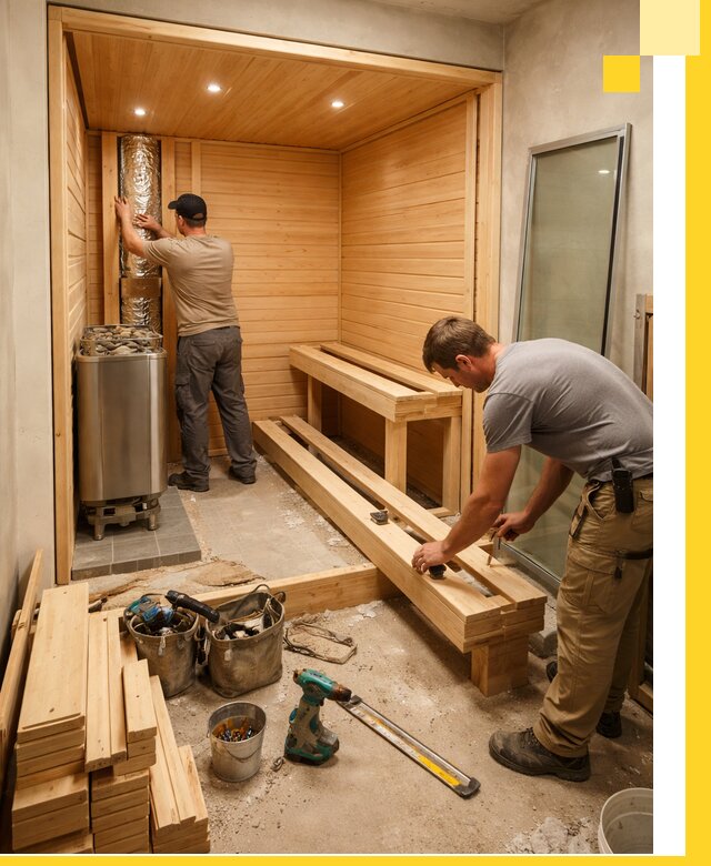 Проектирование и установка домашних саун под ключ в Лесозаводске