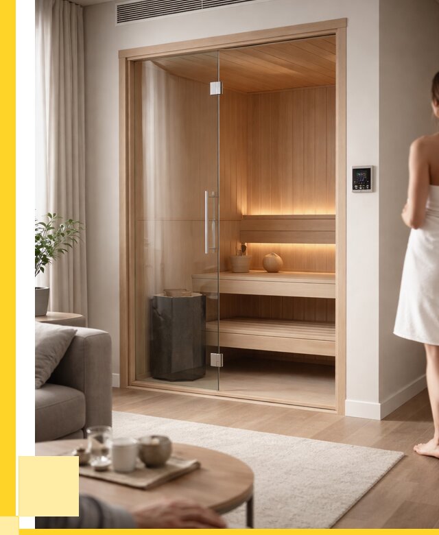 Сауна в квартире под ключ в Лесозаводске от 124056 р. ЭриданЛсз