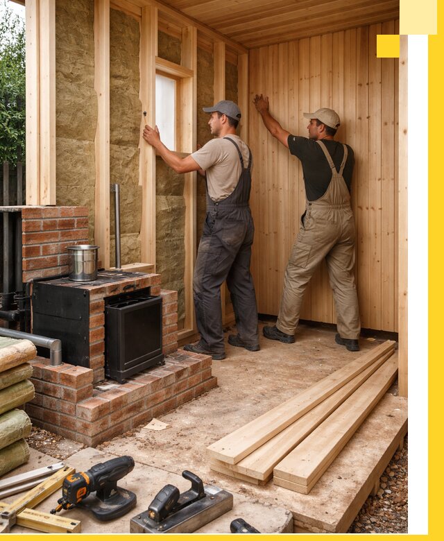 Строительство и установка дачных саун под ключ в Лесозаводске