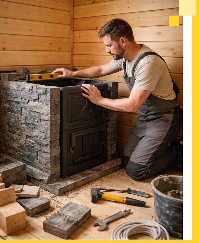 Производство и установка печей для саун под ключ в Лесозаводске