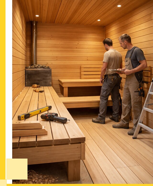 Отделка бань и саун в Лесозаводске по цене от 4652 р. | ЭриданЛсз