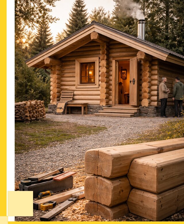 Строительство бань и комплексов в Лесозаводске от 465210 р.| ЭриданЛсз