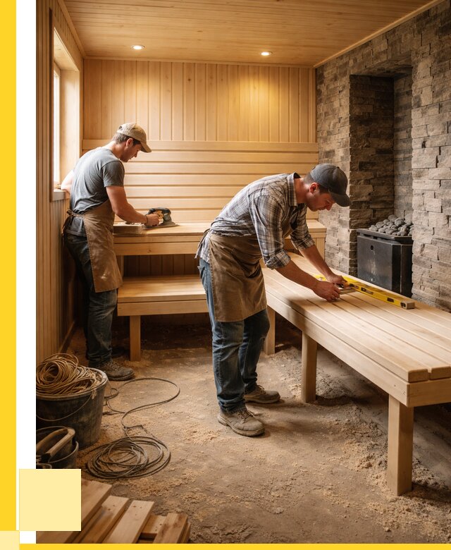 Отделка бани в Лесозаводске: внутренняя отделка от 3101 р. | ЭриданЛсз