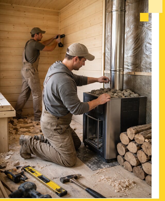 Строительство деревянных бань под ключ в Лесозаводске проекты и монтаж