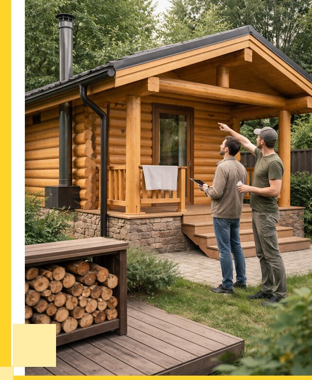 Бани для дачи под ключ в Лесозаводске от 258450 р. | ЭриданЛсз