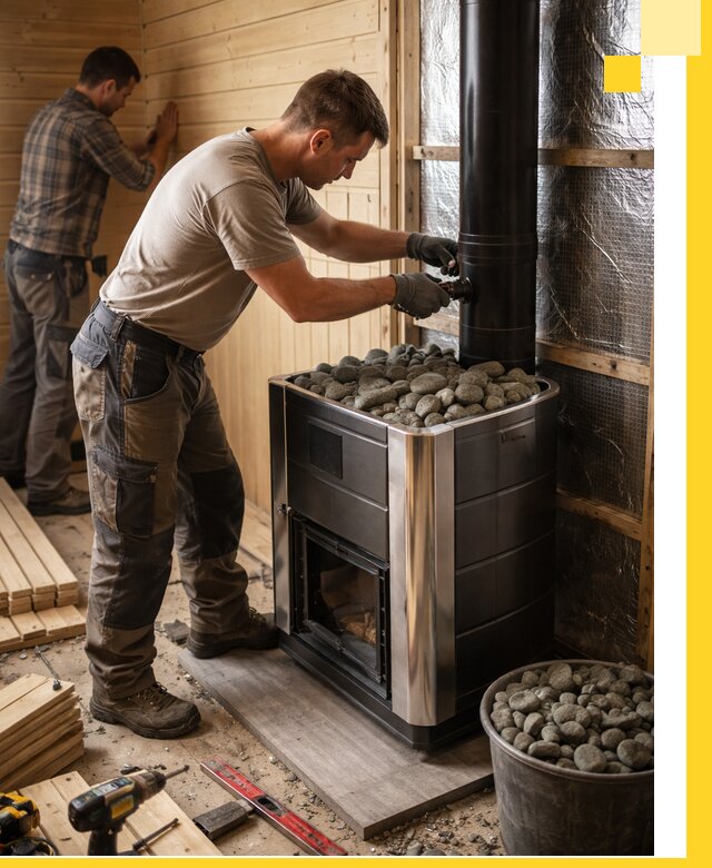 Проектирование и строительство парилок для бани в Лесозаводске под ключ