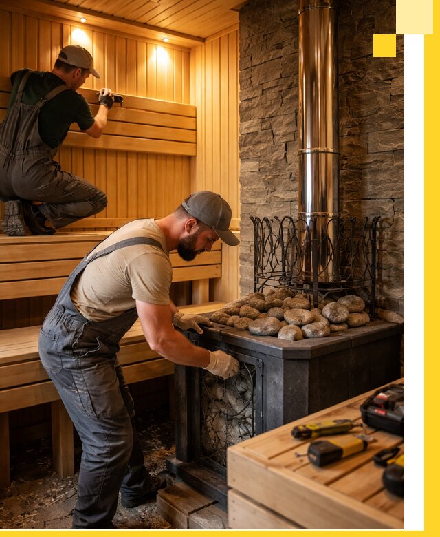 Комплексный дизайн бань, саун и зон отдыха в Лесозаводске