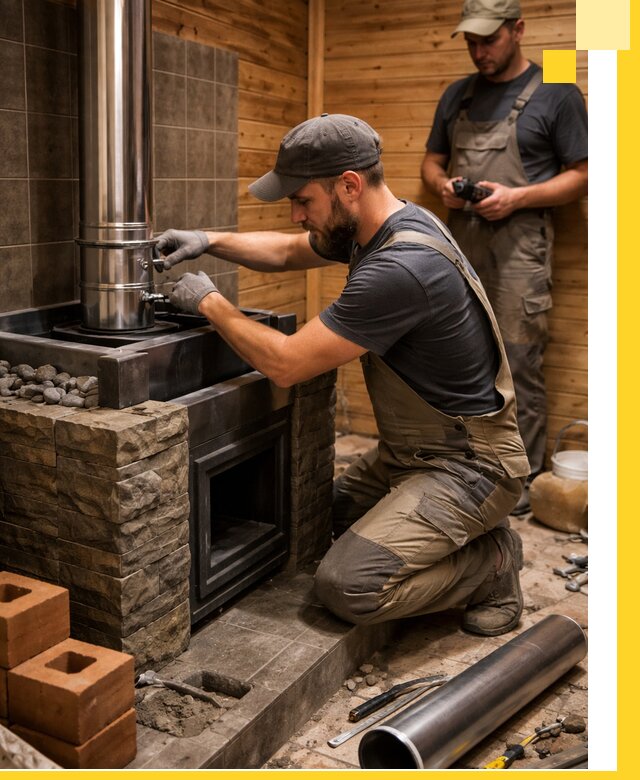 Изготовление и установка банных печей под ключ в Лесозаводске