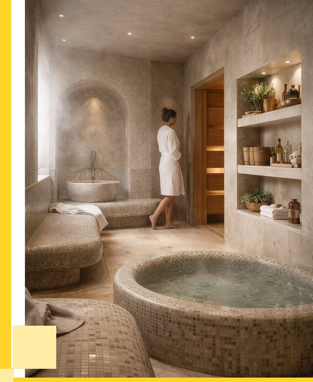 Строительство бани с хамамом в Лесозаводске от 775350 р. | ЭриданЛсз