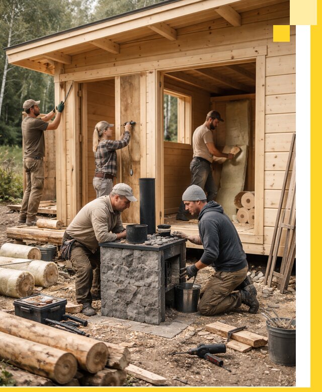 Купить баню под ключ в Лесозаводске строительство монтаж отделка