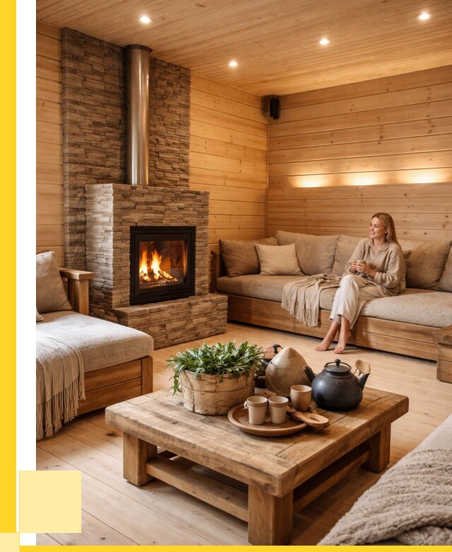 Проект бани с комнатой отдыха в Лесозаводске от 36183 р. | ЭриданЛсз