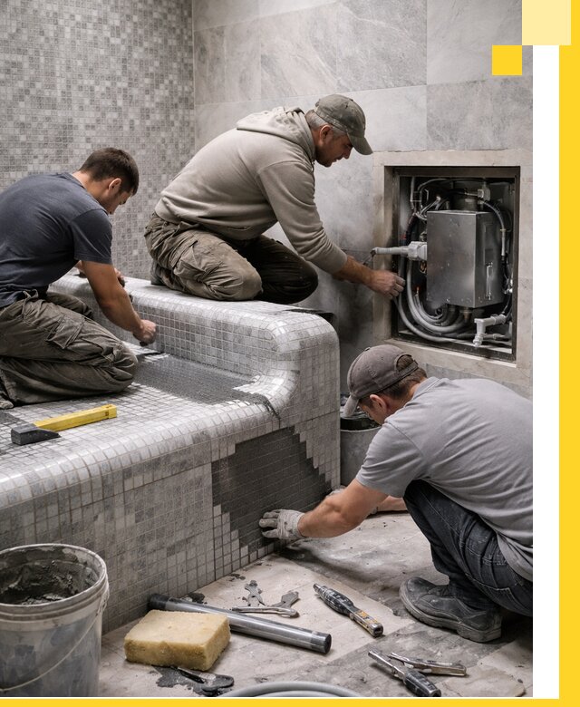 Проекты хамамов под ключ в Лесозаводске и дизайн и строительство