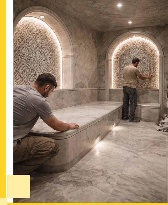 Турецкие бани под ключ в Лесозаводске от 258450 р. | ЭриданЛсз