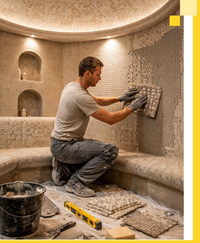 Устройство и монтаж домашнего хамама под ключ в Лесозаводске