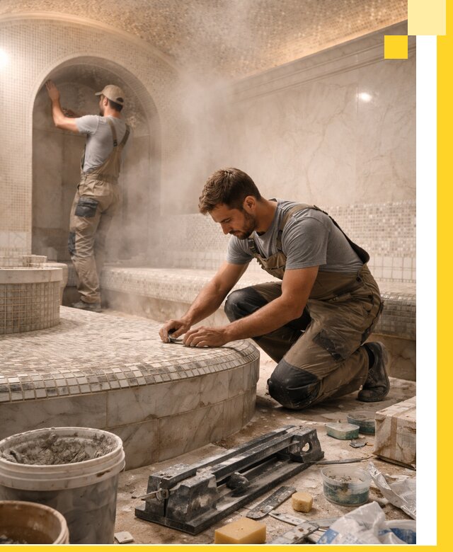 Профессиональный дизайн хамама и SPA под ключ в Лесозаводске