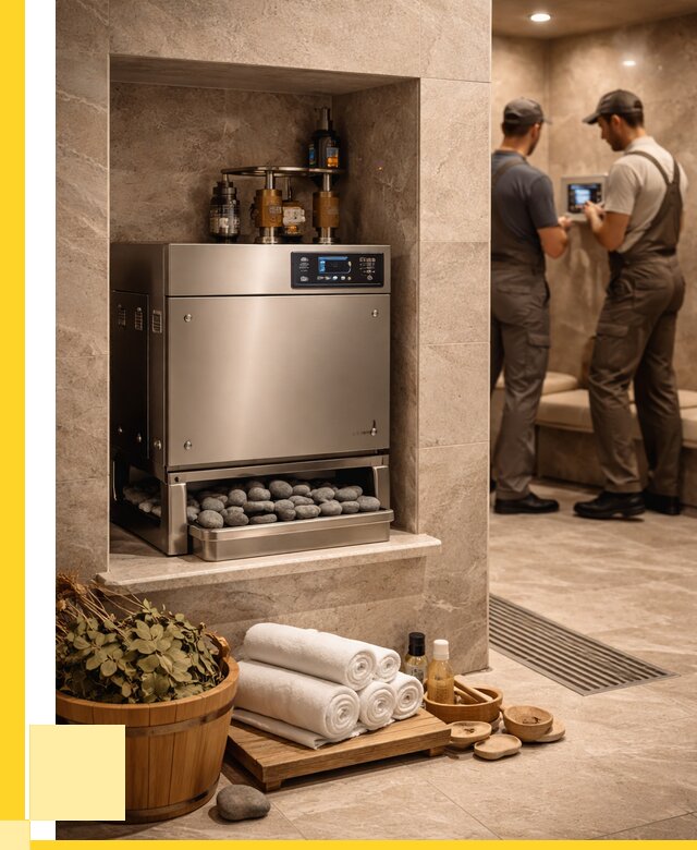 Парогенераторы для хамама в Лесозаводске от 77535 р. | ЭриданЛсз