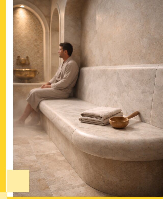 Сиденья для хамама в Лесозаводске под ключ от 12406 р. | ЭриданЛсз