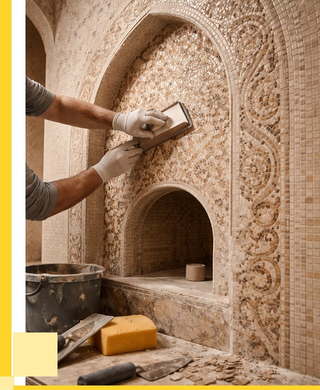 Мозаика для хамама в Лесозаводске под ключ от 5169 р. | ЭриданЛсз